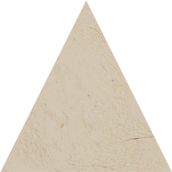 Cotto vecchio giallo aged triangle 20/2,5