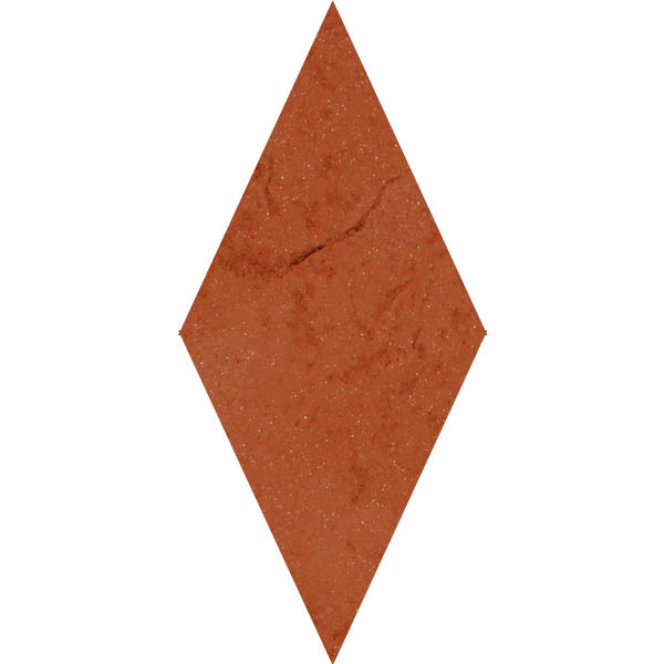 Cotto vecchio rosso aged lozenge 21,5/10/2,5