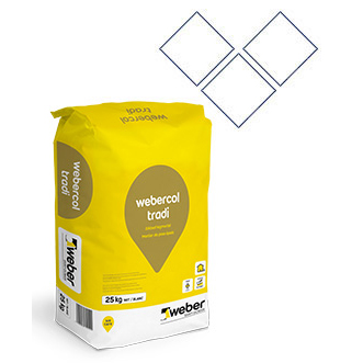 Legmortel webercol tradi wit 25 kg