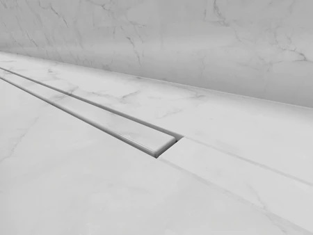 Douchegoot Carrodrain Invisible low 800 inox 2/90/5,5