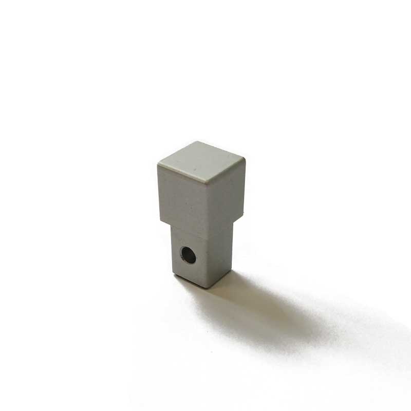 Hoekprofiel alu bruut mat vierkant stop 12,5 mm (88887)