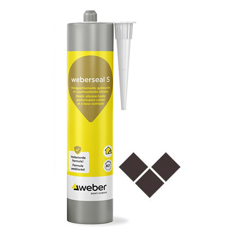 Silicone Weberseal S dark chocolate 300ml