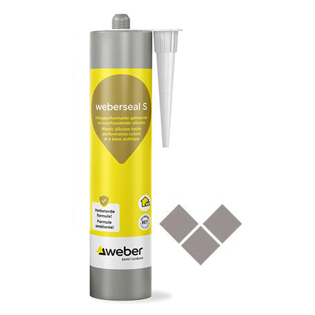 Silicone Weberseal S pearl grey 300ml