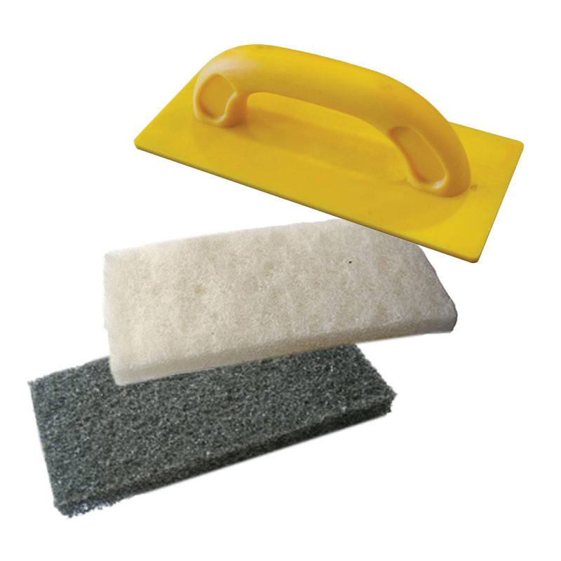 Schuurspaan met fijne en grove epoxy spons 250x120