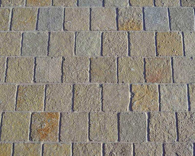 Tandur yellow natuurruw plavuizen 14/14/3-5 (45st/m²)