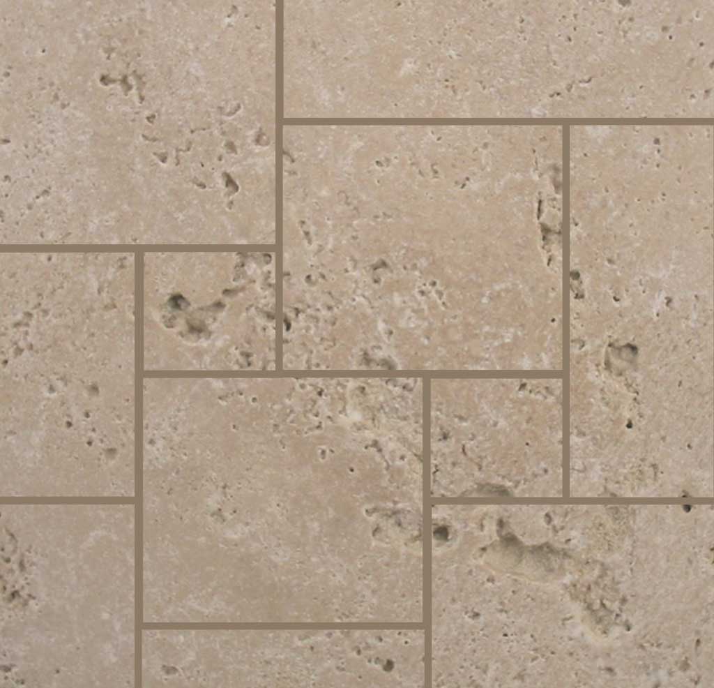 Travertin classic beige antico romeins verband/3,0