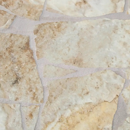 [NAT.176.0001] White desierto opus incertum natuurruw 2,5 à 3 cm