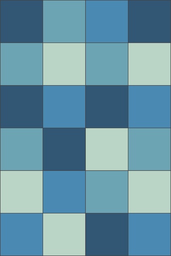 [330.032.0844] Colors blends square primavera 20/20/1,4