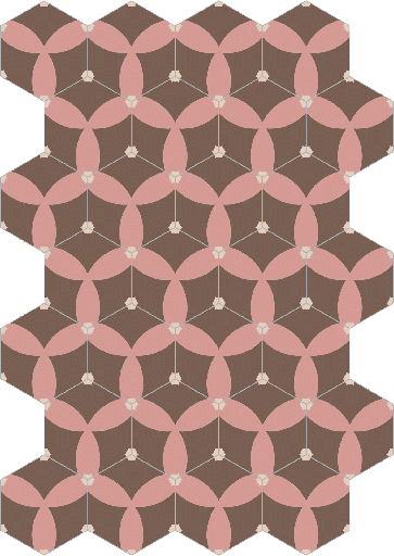 [330.033.0038] Decori hexagon astral bakery 20/23/1,4