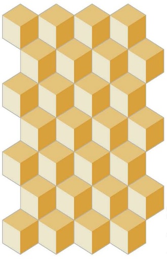 [330.033.0103] Decori hexagon cubic sun 20/23/1,4