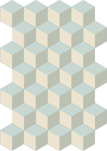 [330.033.0129] Decori hexagon cubic iceberg 20/23/1,4