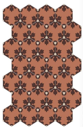 [330.033.0146] Decori hexagon freeze siena 20/23/1,4