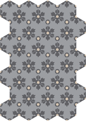 [330.033.0159] Decori hexagon freeze titanio 20/23/1,4
