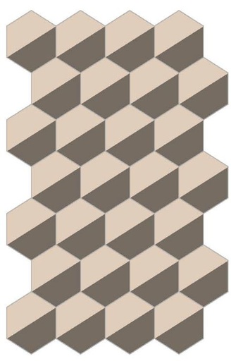 [330.033.0164] Decori hexagon half powder 20/23/1,4