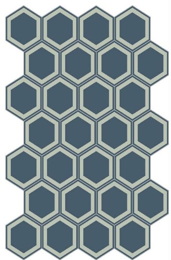 [330.033.0169] Decori hexagon honey avio 20/23/1,4