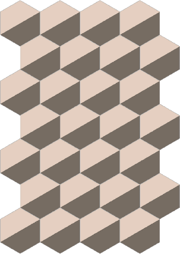 [330.033.0184] Decori hexagon half powder 20/23/1,4