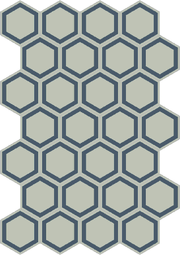 [330.033.0191] Decori hexagon honey bismarck 20/23/1,4