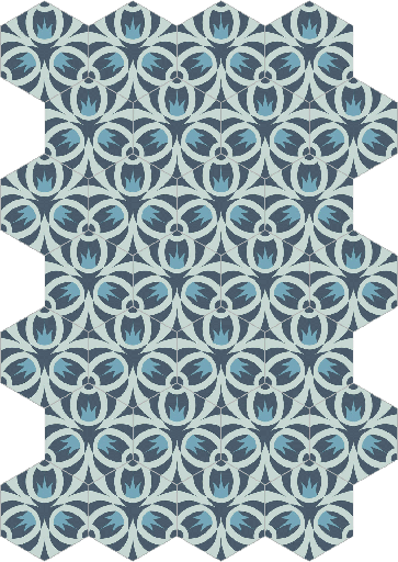 [330.033.0241] Decori hexagon oak pacific 20/23/1,4