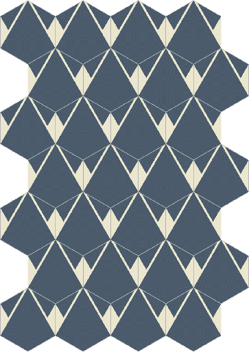 [330.033.0354] Colors hexagon plisados mar A 20/23/1,4