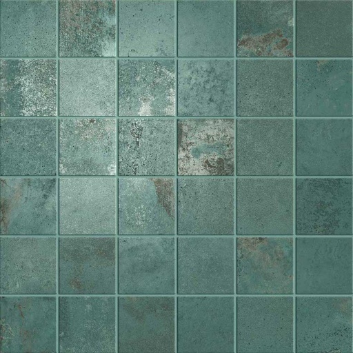 [430.021.0035] Brass green mosaico 30/30/0,95 nat/rett.
