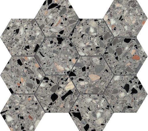 [430.022.0042] Verona lagoon hexagon 30/34/0,95 nat/rett.