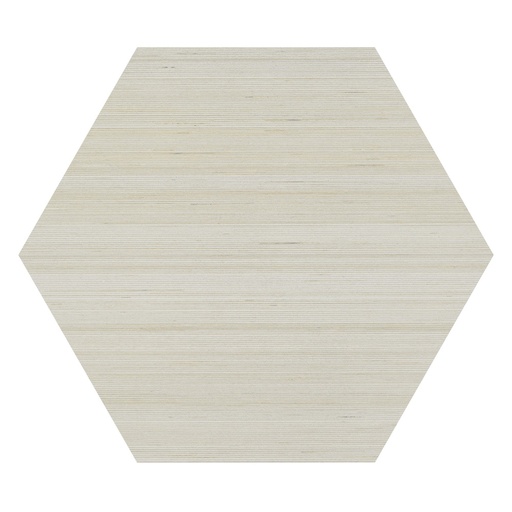 [641.008.0037] Tatami bianco esagona 24/27,7/1,0 nat/rett.