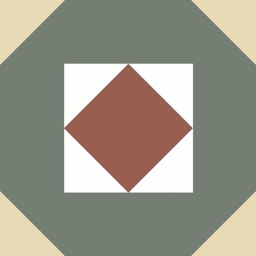 [810.007.0036] Pattern serie 1 victorian westminster green 1 14/14/1,6