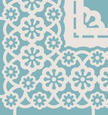 [810.012.0039] Pip lace inside corner aqua 20/20/1,6