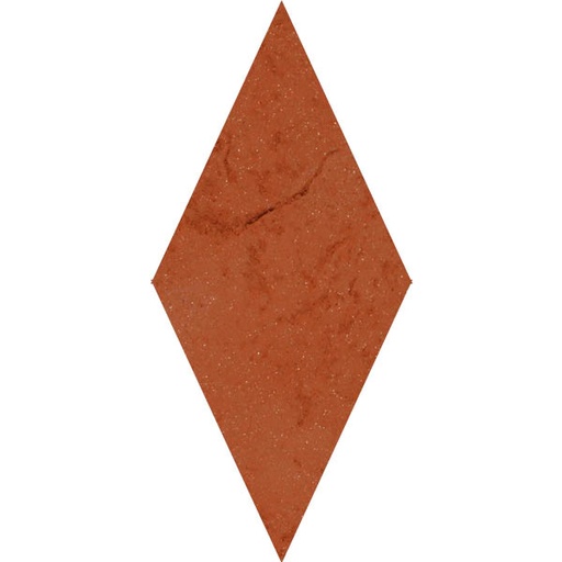 [890.001.0167] Cotto vecchio rosso aged lozenge 21,5/10/2,5