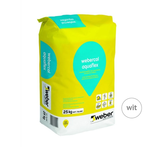 [900.001.0033] Kleefcement webercol aquaflex wit 25 kg