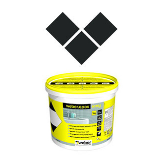 [900.002.0190] Voeg-kleefmortel epoxy easy black 2,5kg
