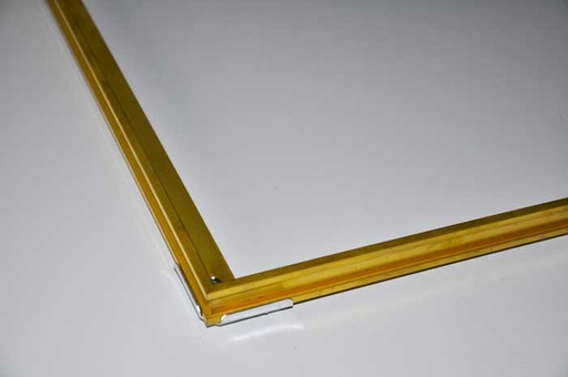 [924.002.0012] Matkader messing natuur op maat/2,6 (binnenmaat 2 cm)