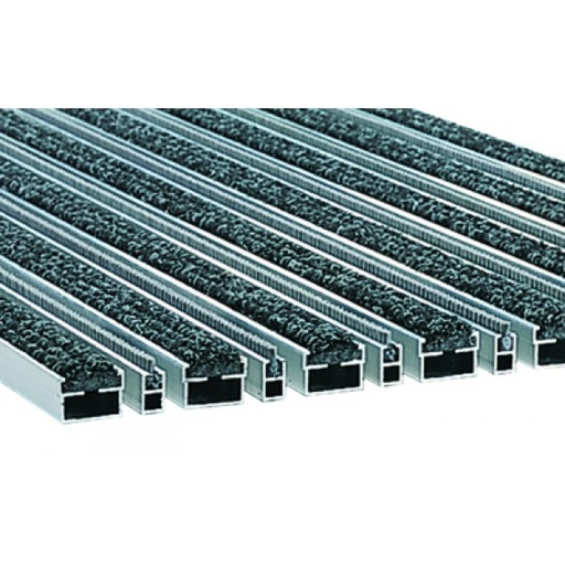 [926.007.0014] Cleanbox mat, vilten strips+ borstelhaar, antraciet 50/100/2