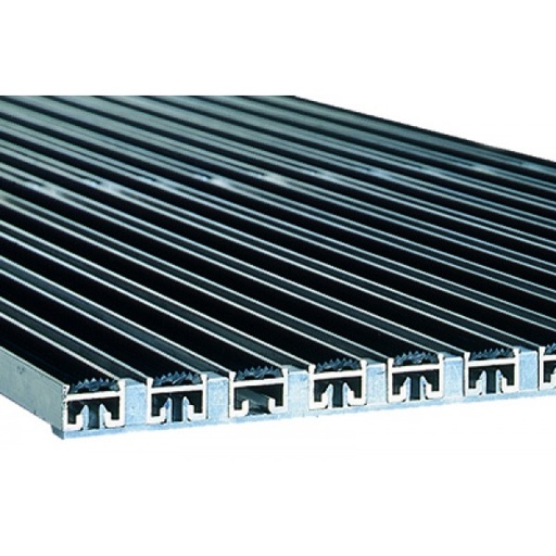 [926.007.0016] Cleanbox mat, rubberstroken, zwart 50/75/2,0