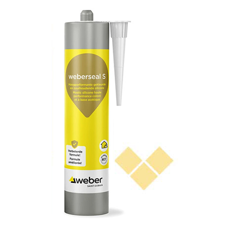 [950.001.0102] Silicone Weberseal S honey 300ml