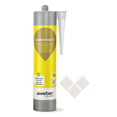 [950.001.0117] Silicone Weberseal S quartz/pure white 300ml