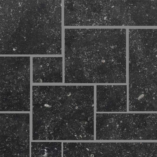 [NAT.008.0472] Blauwe Steen donker gezoet romeins verband/2,0 NG