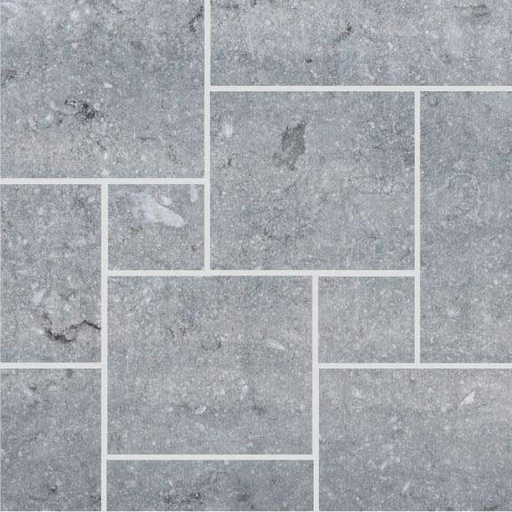 [NAT.008.1378] Blauwe Steen ruw gezaagd romeins verband/2,0 NG